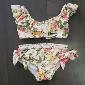 Jessica Simpson Swim - LIKE NEW Baby Floral Bow Bikini 24m Jessica Simpson Swim - LIKE NEW Baby Floral Bow Bikini 24m